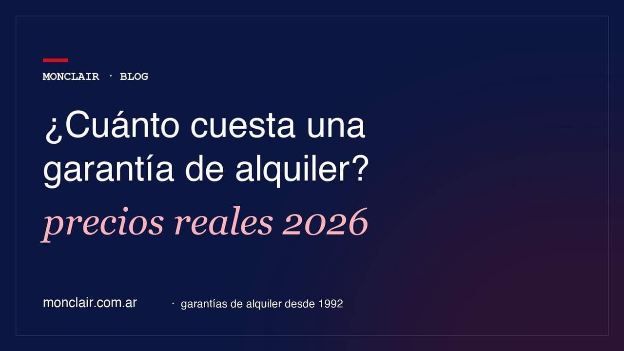 ¿Cuánto cuesta una garantía de alquiler? Precio, ejemplos y formas de pago (2026)